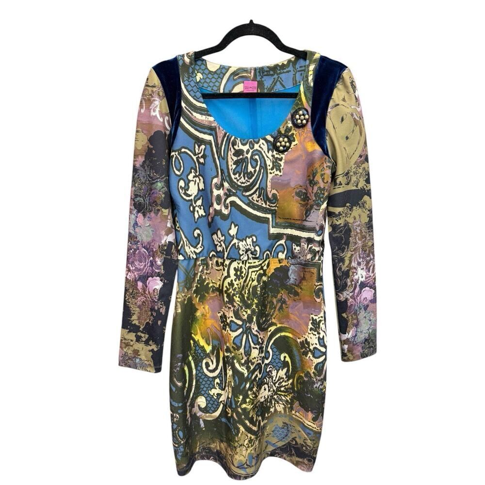 NWT Save The Queen Printed Mini Dress Medium